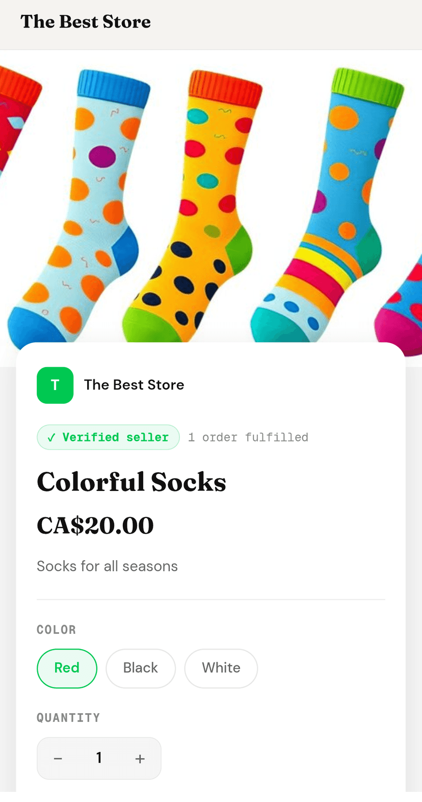 GetPaidly product page — buyer view